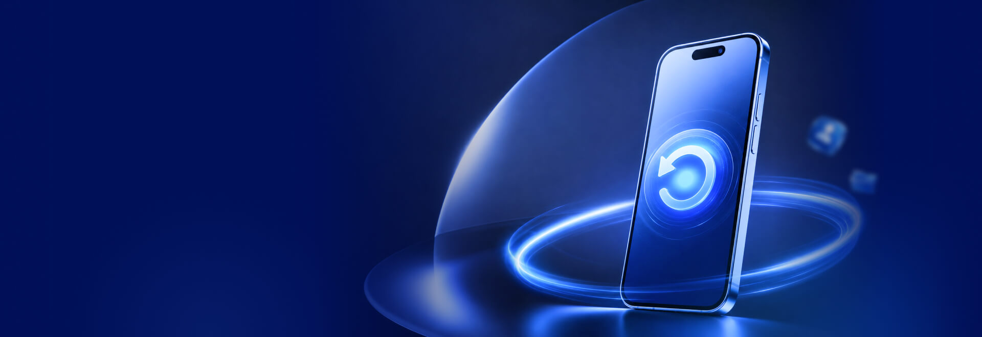 iPhone data recovery on a phone